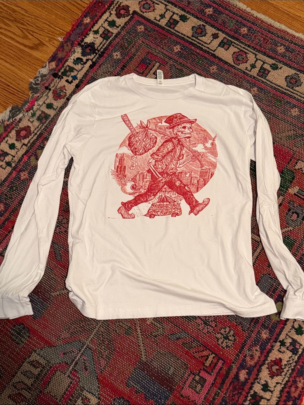 Grateful Dead Chicago Wrigley Show Longsleeve T-shirt. Rare design.